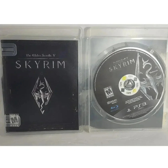 Skyrim PS3 Sony Playstation Video Game With Insert The elder Scrolls - Picture 4 of 4